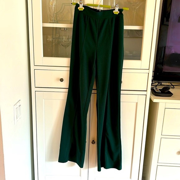 Forest green womens dress pants - Picture 1 of 3
